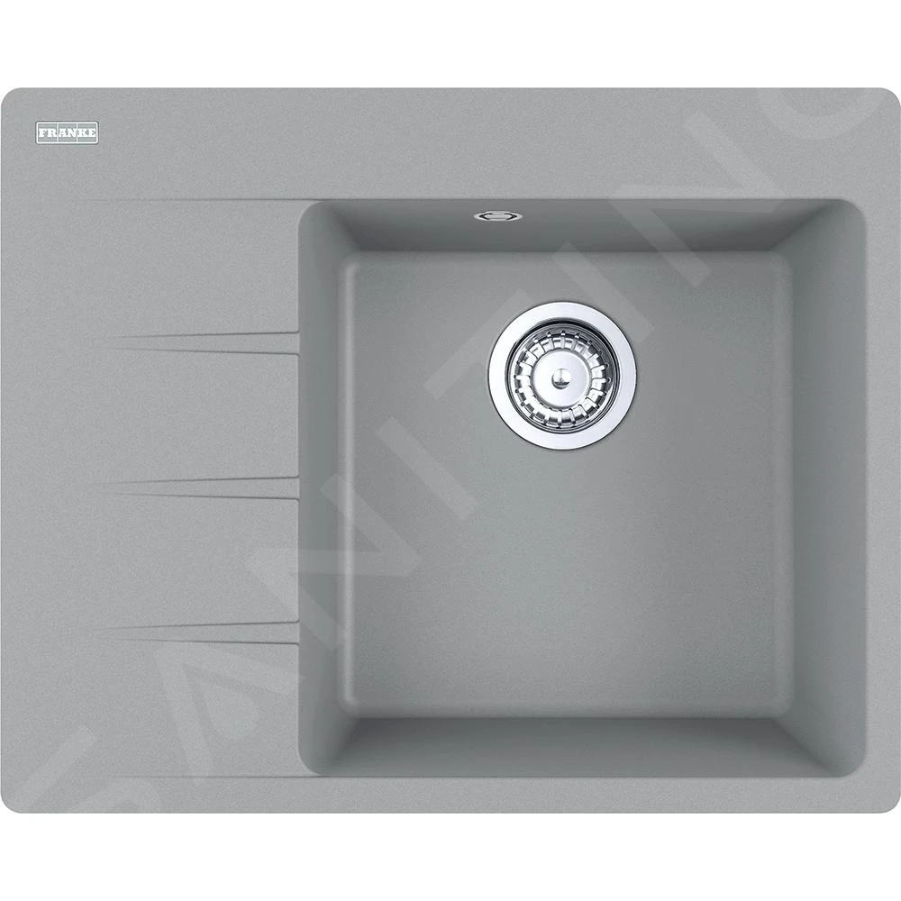 Franke Centro - Fragranit-Spüllbecken CNG 611-78 TL/7, 620x500 Mm, Felsgrau 114.0637.491 3 Franke Centro - Fragranit-Spüllbecken CNG 611-78 TL/7, 620x500 Mm, Felsgrau 114.0637.491