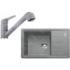 Franke Sets - Küchenset G118, Fragranitspüle BSG 611-62 + Armatur FC 9547.084, Steingrau 114.0440.850