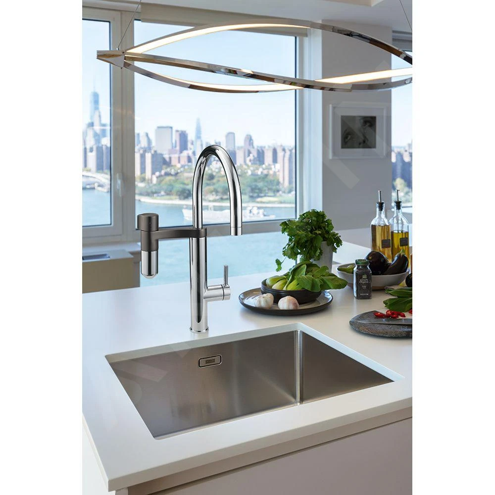 Franke Filter-Armaturen - Spültischarmatur Vital Tap Mit Filter, Chrom/Gun Metal 120.0621.229 6 Franke Filter-Armaturen - Spültischarmatur Vital Tap Mit Filter, Chrom/Gun Metal 120.0621.229 – Bild 4