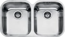 Franke Armonia - Spülbecken Edelstahl AMX 120, 765x450 Mm, Siphon 122.0120.019