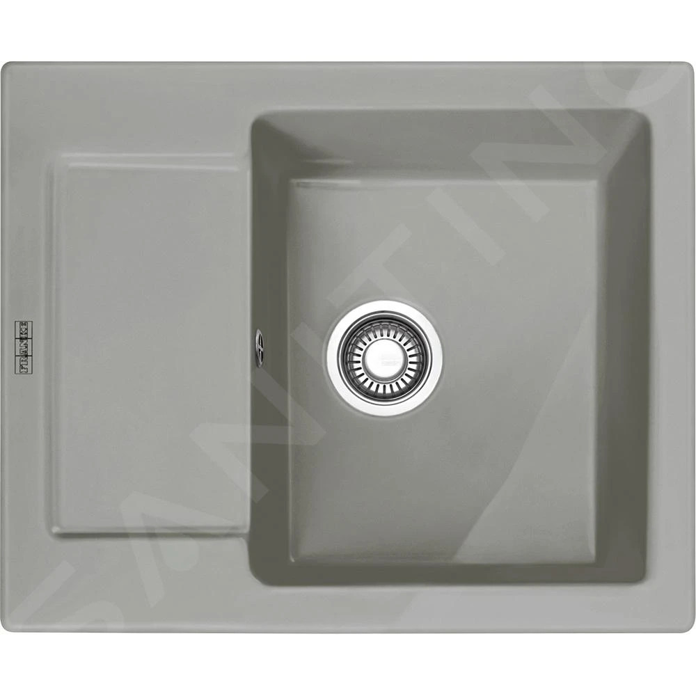 Franke Maris - Keramikspüle MRK 611-62, 620x510 Mm, Perlgrau 124.0380.344 3 Franke Maris - Keramikspüle MRK 611-62, 620x510 Mm, Perlgrau 124.0380.344