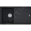 Franke Basis - Fragranit Spülbecken BFG 611-86, 860x500 Mm, Onyx 114.0494.913