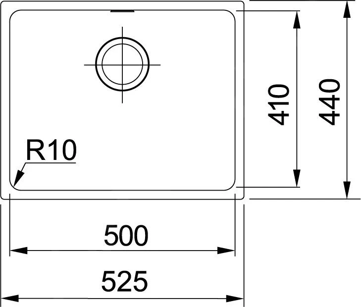 Franke Sirius - Tectonite Spülbecken SID 110-50, 525x440 Mm, Schwarz 125.0363.789 4 Franke Sirius - Tectonite Spülbecken SID 110-50, 525x440 Mm, Schwarz 125.0363.789 – Bild 2