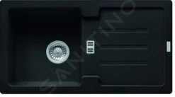 Franke Strata - Fragranit Spülbecken STG 614-78, 780x435 Mm, Schwarz Matt 114.0661.517
