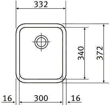 Franke Galassia - Spülbecken GAX 110-30, 332x372 Mm, Edelstahl 122.0021.439 4 Franke Galassia - Spülbecken GAX 110-30, 332x372 Mm, Edelstahl 122.0021.439 – Bild 2