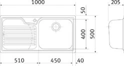 Franke Galassia - Spülbecken Edelstahl GAX 611/7, 1000x500 Mm 101.0120.145 6 Franke Galassia - Spülbecken Edelstahl GAX 611/7, 1000x500 Mm 101.0120.145 -Küchenarmaturen Verkauf f8eab4694538d845a491c019