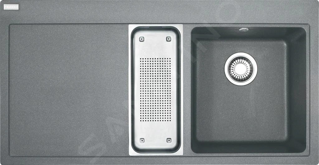 Franke Mythos - Fragranit Spülbecken MTG 651-100/7, 1000x515 Mm, Steingrau 114.0150.029 3 Franke Mythos - Fragranit Spülbecken MTG 651-100/7, 1000x515 Mm, Steingrau 114.0150.029