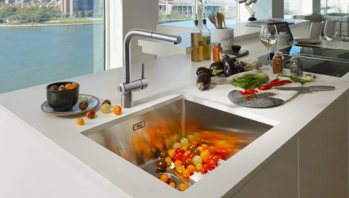 Franke Atlas Neo - Elektronische Spültischarmatur FC 5523.501 Mit Ausziehbarem Endstück, Edelstahl 115.0625.523 6 Franke Atlas Neo - Elektronische Spültischarmatur FC 5523.501 Mit Ausziehbarem Endstück, Edelstahl 115.0625.523 – Bild 4