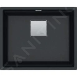 Franke Kubus 2 - Fragranitspüle KNG 110-52, 560x460 Mm, Onyx 125.0641.392