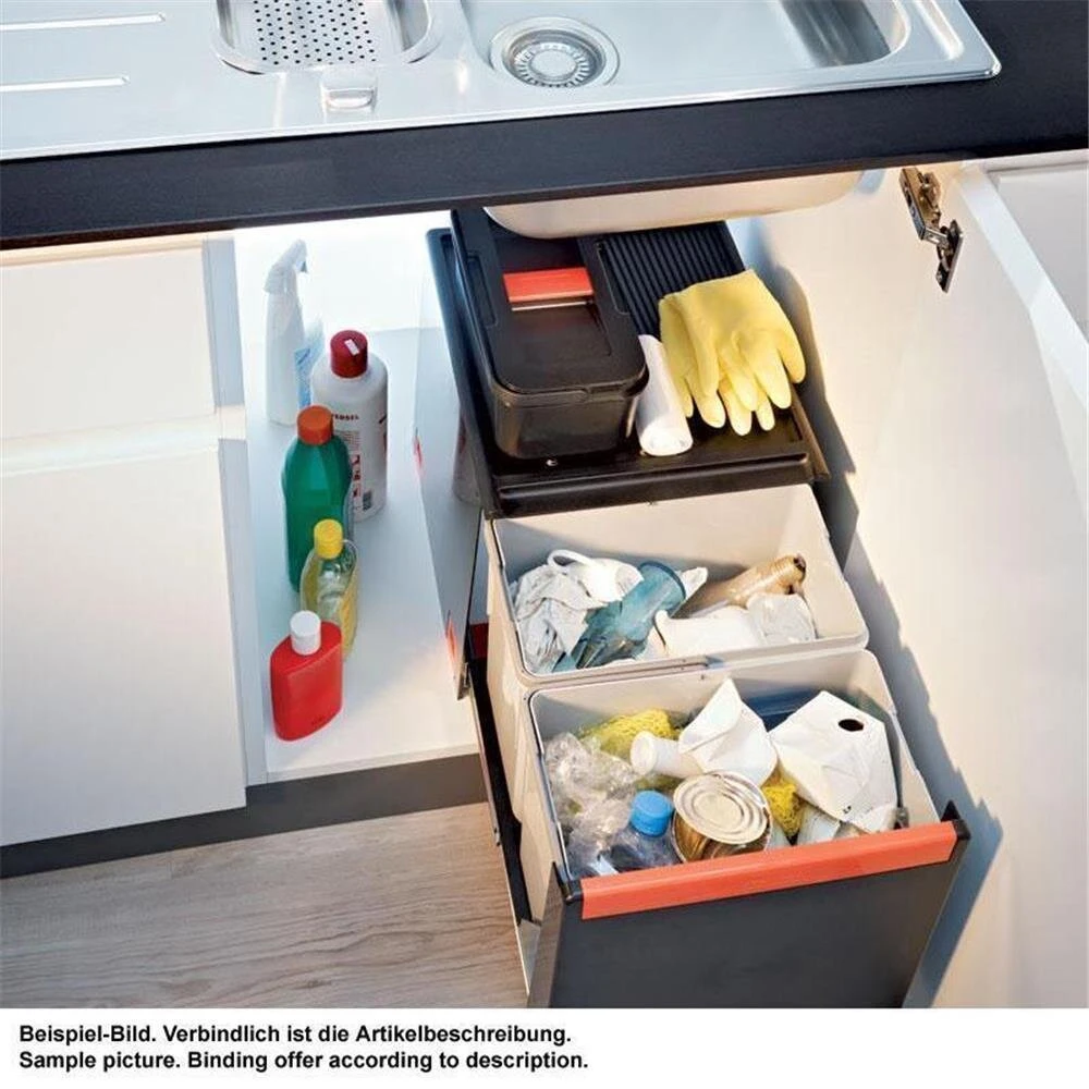 Franke Einbau-Abfallsammler Sorter Cube 40 Automatikauszug 2-fach 4 Franke Einbau-Abfallsammler Sorter Cube 40 Automatikauszug 2-fach – Bild 2