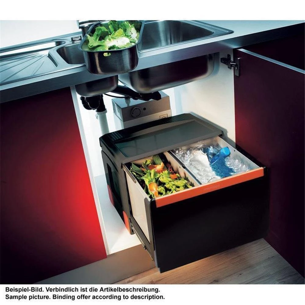 Franke Einbau-Abfallsammler Sorter Cube 50 Handauszug 3-fach 4 Franke Einbau-Abfallsammler Sorter Cube 50 Handauszug 3-fach – Bild 2