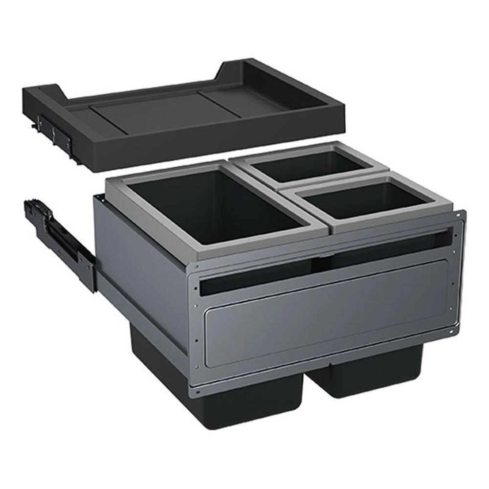 Franke Einbau-Abfallsammler Sorter FX 60 Frontauszug Abfalltrennung 3-fach 3 Franke Einbau-Abfallsammler Sorter FX 60 Frontauszug Abfalltrennung 3-fach