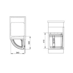 Franke Einbau-Abfallsammler Sorter Pivot 7 Franke Einbau-Abfallsammler Sorter Pivot -Küchenarmaturen Verkauf franke einbau abfallsammler sorter pivot3